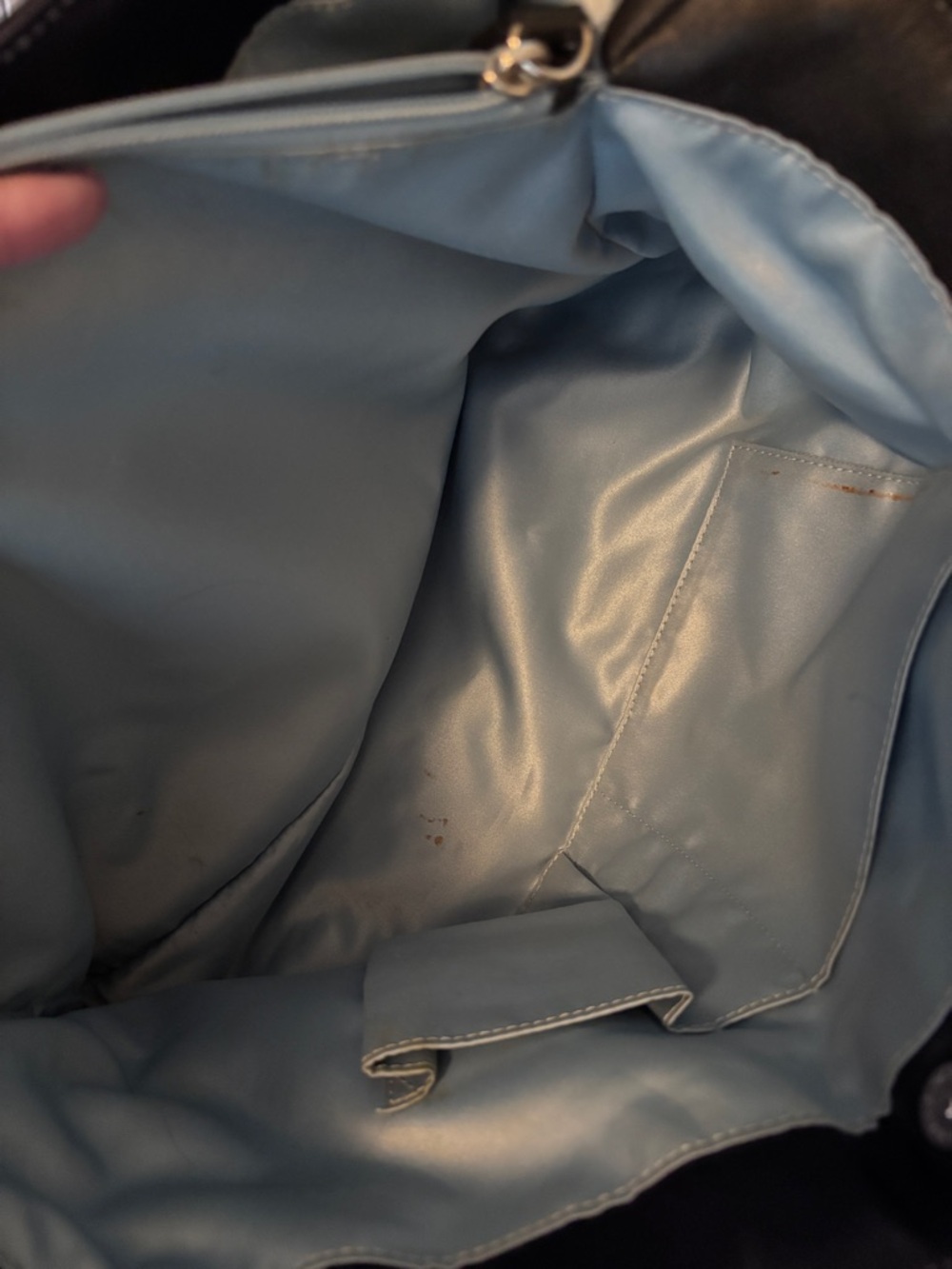 Coach Black and Gray Signature Canvas Tote - Picture 4 of 13